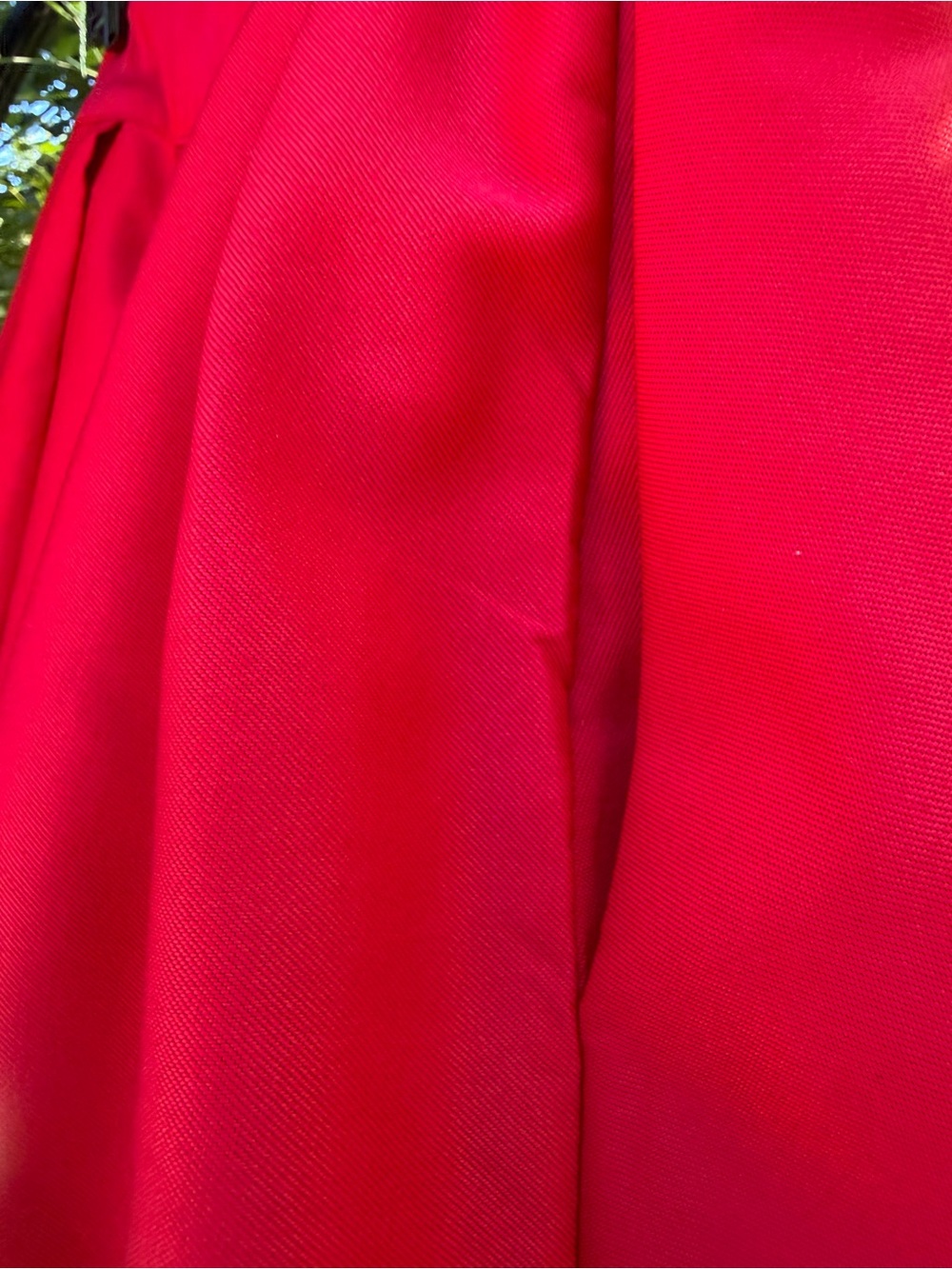 Women’s Red Circle Skirt - Flared Skater Style - Picture 3 of 5